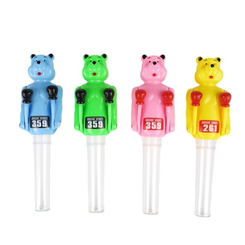 Boxing bear candy toy
